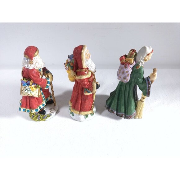 3 Boxes Of The International Santa Claus Collection Figures With Original Boxes - Picture 10 of 11